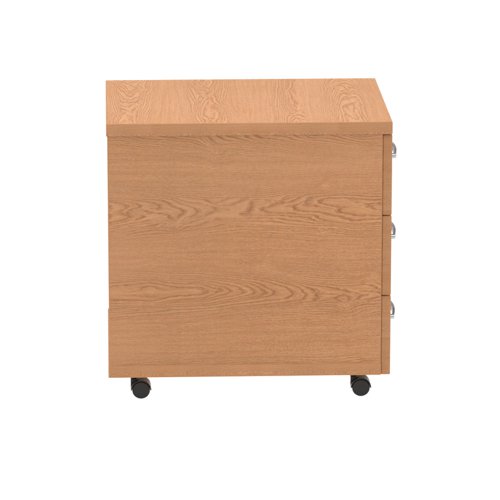 Impulse 3 Drawer Mobile Pedestal Oak I000773