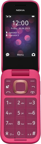 Nokia 2660 2.8 Inch 4G Dual SIM 32MB RAM 128MB Pop Pink Flip Mobile Phone