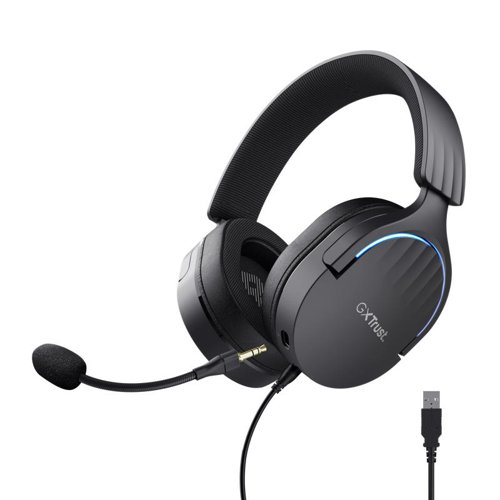 Trust GXT 490 Fayzo 7.1 Surround Sound USB Black Gaming Headset